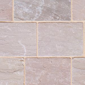 Indian sandstone block paving